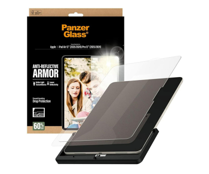 Folia na tablet PanzerGlass Ultra-Wide Fit Reflective do iPad Air/Pro 13" M2/M3/M4/M5
